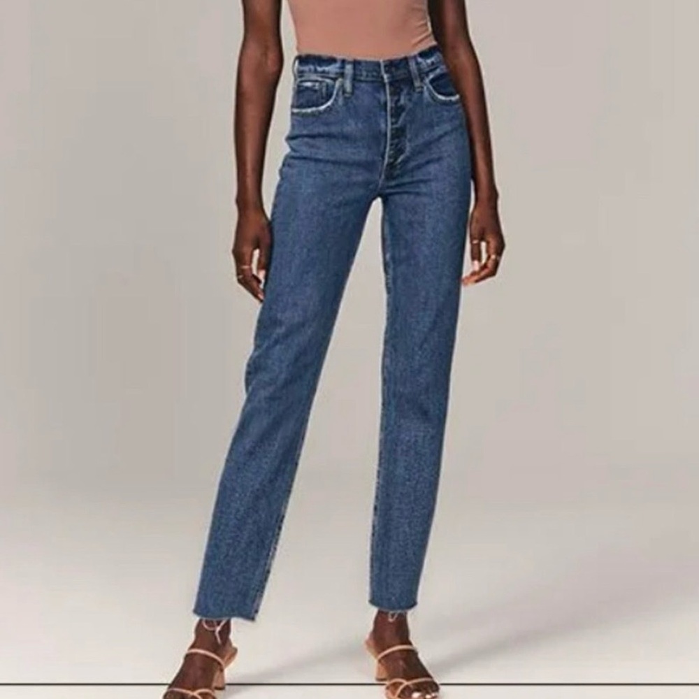 Abercrombie & Fitch The Mom High Rise Jean — Curve Love